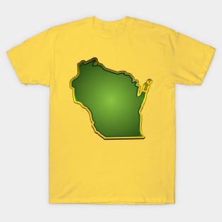 WISCONSIN - GREEN & YELLOW T-Shirt